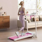 Costway 2 HP Folding Treadmill Motorized Running Machine 12 Preset Program & LCD Display Black/White