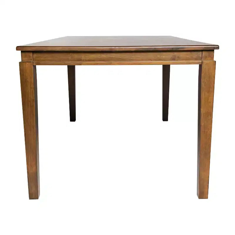 Flash Furniture Henry Solid Wood Dining Table, Commercial Grade Heavy Duty Rectangle Wood Table for 6
