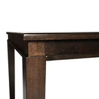 Flash Furniture Henry Solid Wood Dining Table, Commercial Grade Heavy Duty Rectangle Wood Table for 6