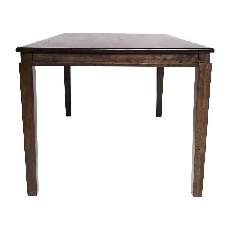 Flash Furniture Henry Solid Wood Dining Table, Commercial Grade Heavy Duty Rectangle Wood Table for 6