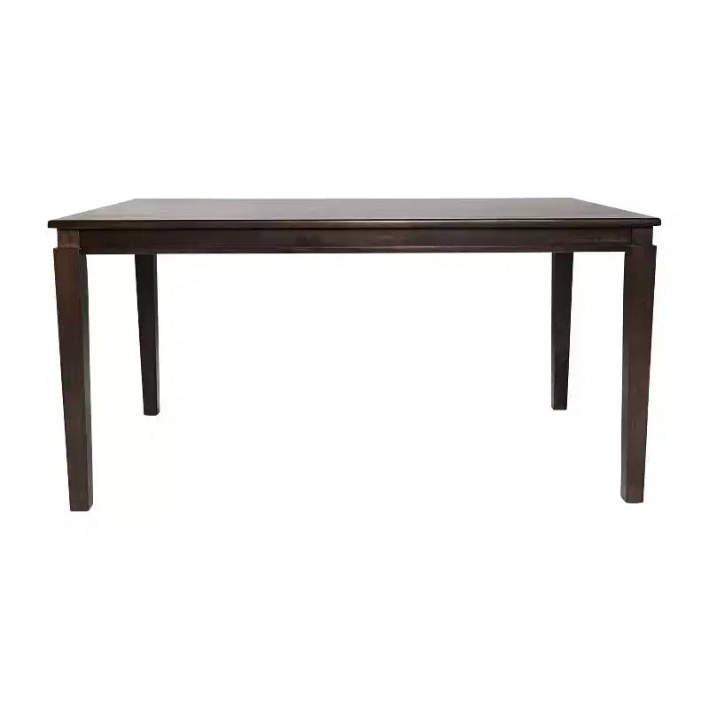 Flash Furniture Henry Solid Wood Dining Table, Commercial Grade Heavy Duty Rectangle Wood Table for 6