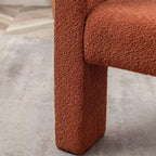 Set of 2 28 Wide Boucle Upholstered Square Armchair - Kinwell