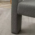 Set of 2 28 Wide Boucle Upholstered Square Armchair - Kinwell