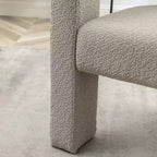 Set of 2 28 Wide Boucle Upholstered Square Armchair - Kinwell