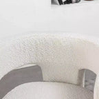 Set of 2 28 Wide Boucle Upholstered Square Armchair - Kinwell