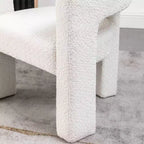 Set of 2 28 Wide Boucle Upholstered Square Armchair - Kinwell