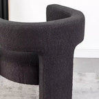 Set of 2 28 Wide Boucle Upholstered Square Armchair - Kinwell