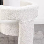 Set of 2 28 Wide Boucle Upholstered Square Armchair - Kinwell