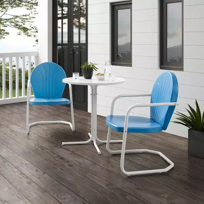 Crosley 3pc Griffith Outdoor Patio Bistro Set