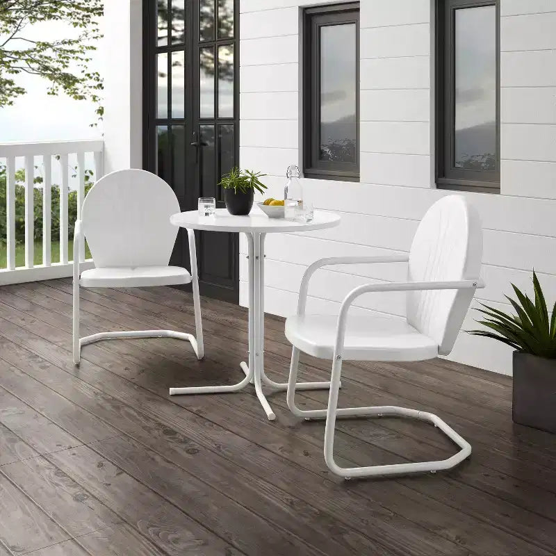 Crosley 3pc Griffith Outdoor Patio Bistro Set