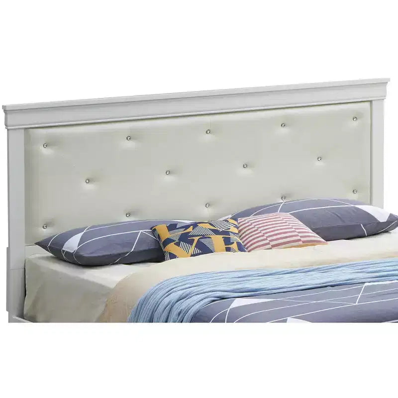 Passion Furniture Lorana and Queen Panel Beds
