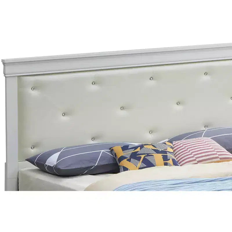 Passion Furniture Lorana and Queen Panel Beds