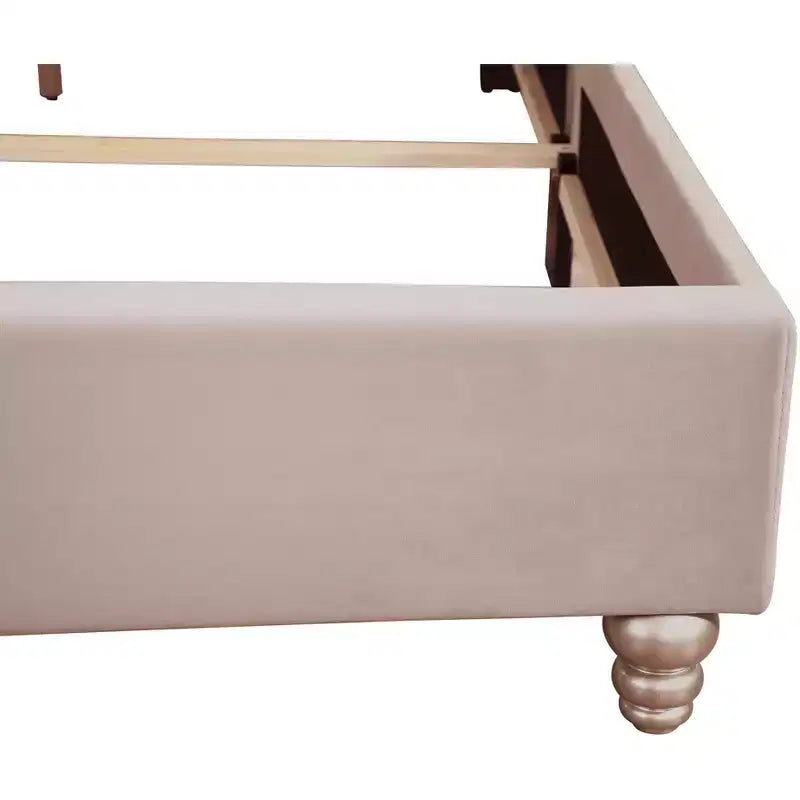 Passion Furniture Joy Jewel Tufted Full Panel Bed