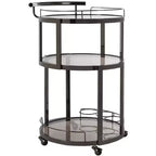 Rio 3 Tier Round Bar Cart - BCT8002 - Safavieh