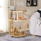 Rio 3 Tier Round Bar Cart - BCT8002 - Safavieh