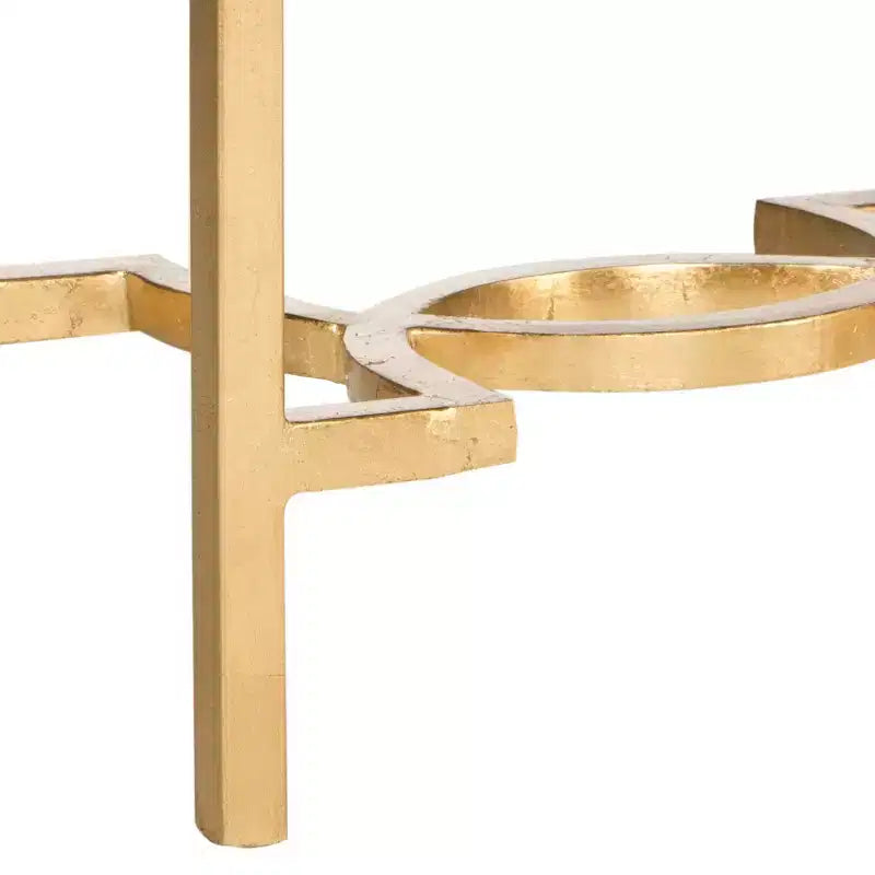 Mita End Table - FOX2581 - Gold/Mirror - Safavieh Couture