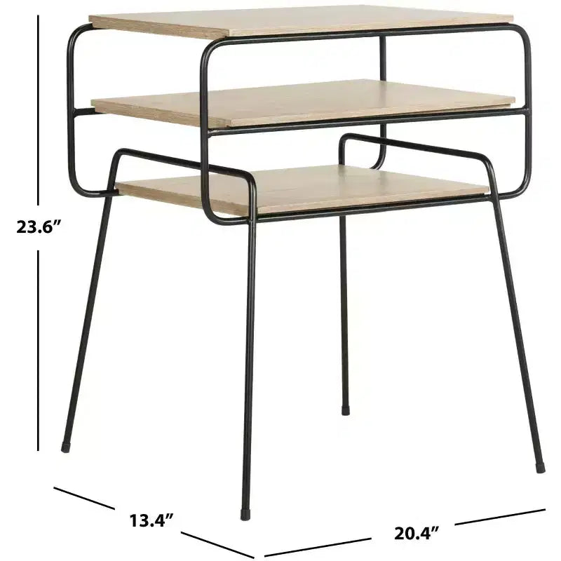 Marcel End Table - FOX4252 - Light Grey - Safavieh Couture