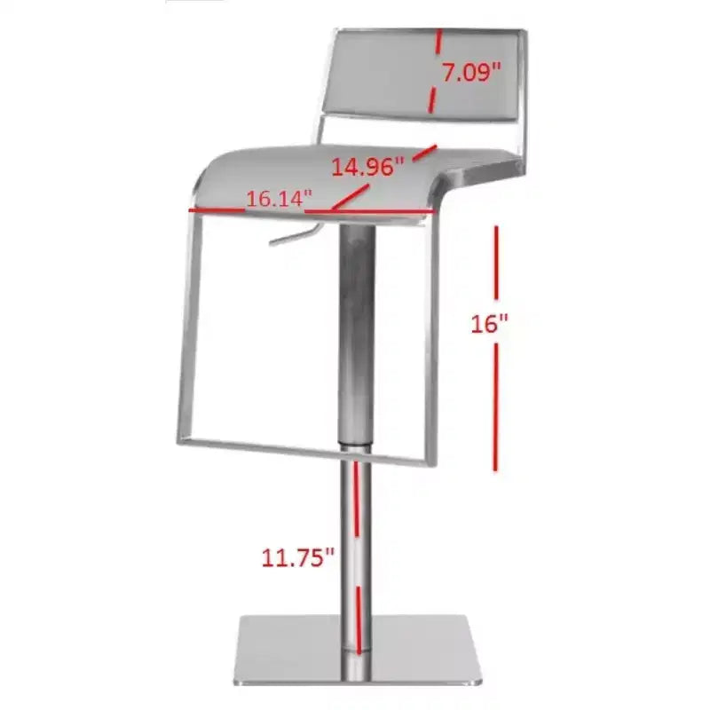 Natania Swivel Bar Stool - FOX3006 - Grey - Safavieh Couture