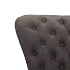 Ashby 26H Mid-Century Modern Leather Tufted Swivel Counter Stool (Set Of 2) - FOX1702 - Safavieh Couture