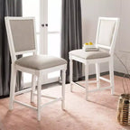Buchanan Rectangle Counter Stool (Set Of 2) - FOX6271 - Safavieh Couture