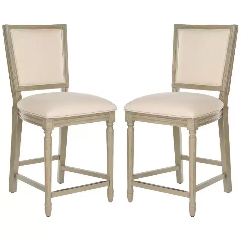 Buchanan Rectangle Counter Stool (Set Of 2) - FOX6271 - Safavieh Couture