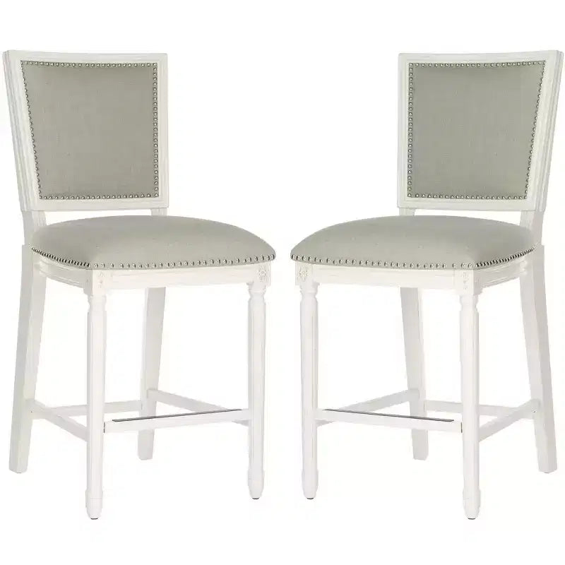 Buchanan Rectangle Counter Stool (Set Of 2) - FOX6271 - Safavieh Couture