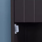 HOMCOM Bathroom Storage Cabinet, Free Standing Bath Storage Unit, Tall Linen Tower with 3-Tier Shelves and Drawer