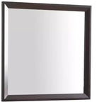 Passion Furniture 36 in. x 36 in. Classic Square Framed Dresser Mirror