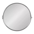 Kate and Laurel Taurus Pivot Wall Mirror, 26x24, Silver