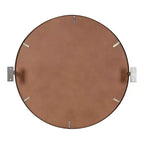 Kate and Laurel Taurus Pivot Wall Mirror, 26x24, Silver