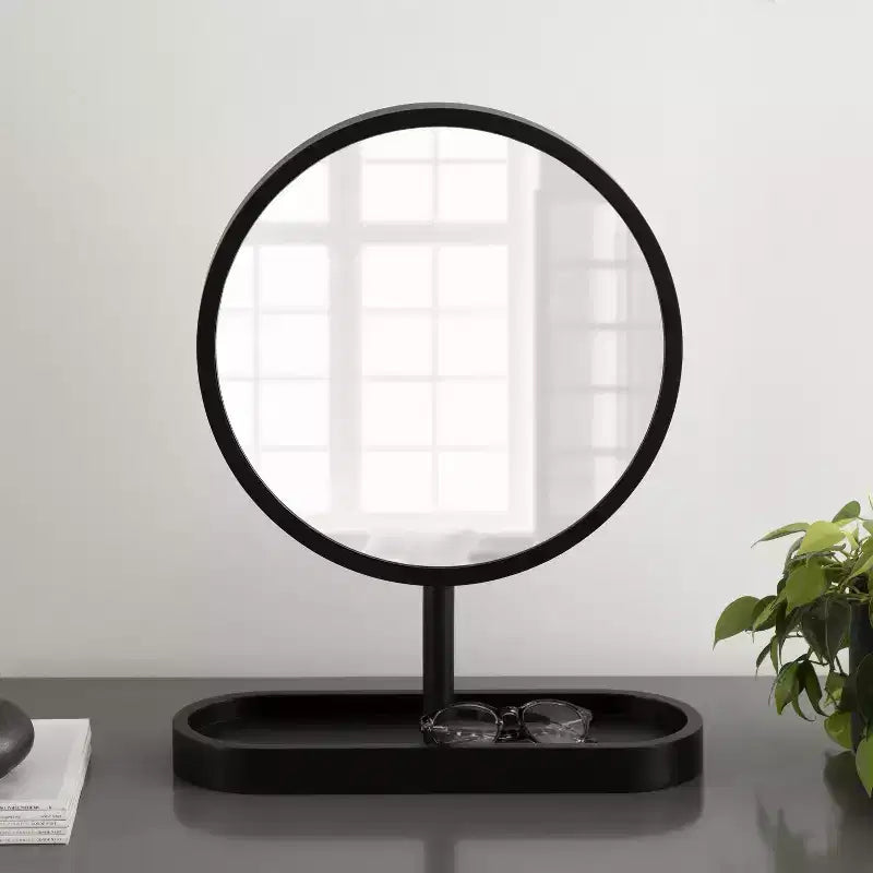 Kate and Laurel Travis Framed Tabletop Mirror