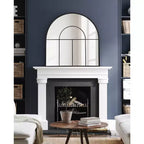 Kate and Laurel Solei Framed Arch Wall Mirror