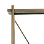 Rigby 5 Tier Etagere - ETG6206 - Rustic Oak/Gold - Safavieh