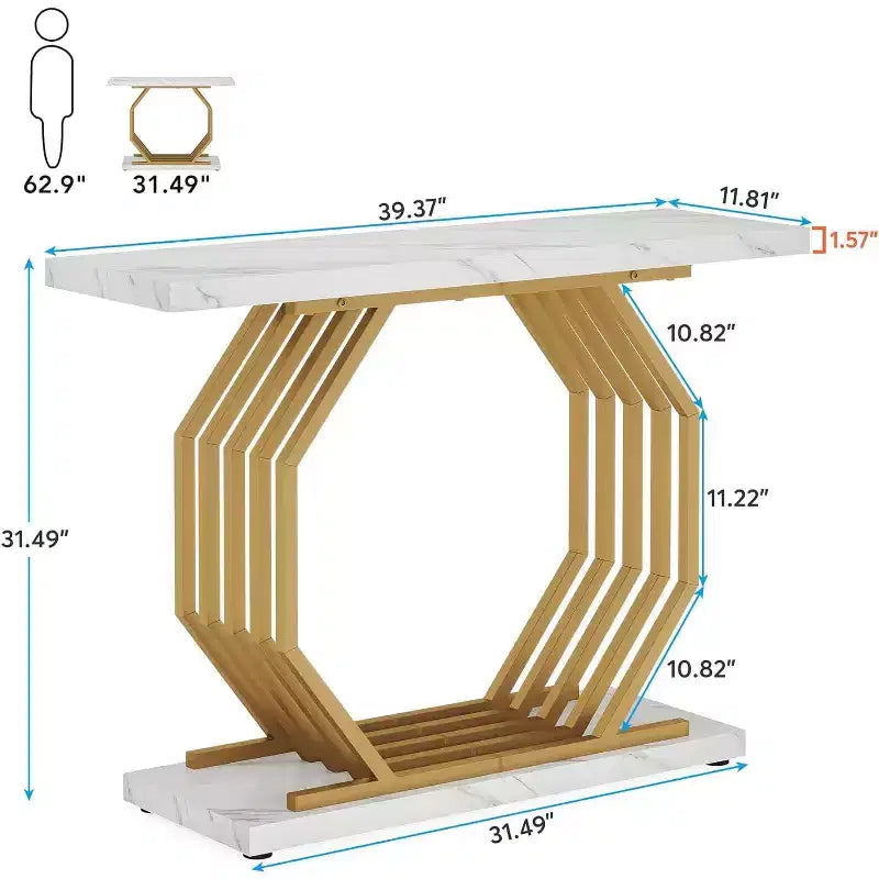 Tribesigns 39.37 Entryway Narrow Sofa Table