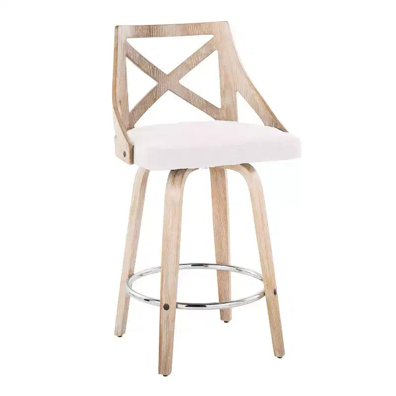 Set of 2 Charlotte Counter Height Barstools - LumiSource