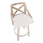 Set of 2 Charlotte Counter Height Barstools - LumiSource