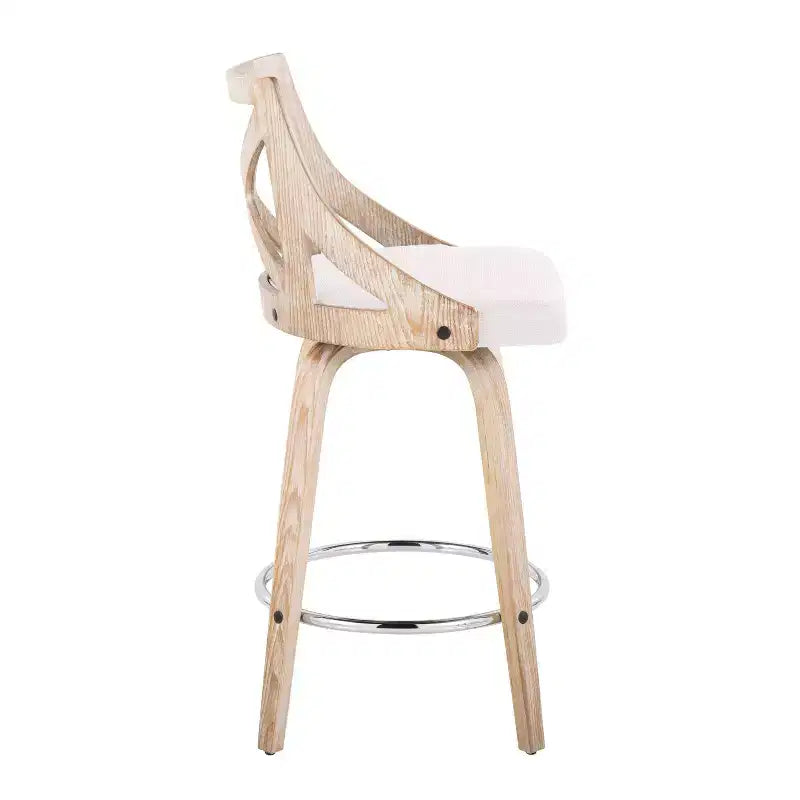 Set of 2 Charlotte Counter Height Barstools - LumiSource