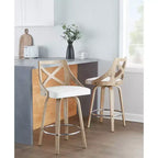 Set of 2 Charlotte Counter Height Barstools - LumiSource