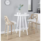 Set of 2 Charlotte Counter Height Barstools - LumiSource
