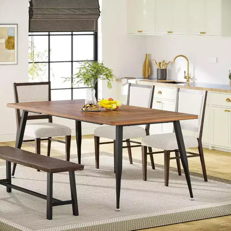 Tribesigns Rectangular Dinner Table