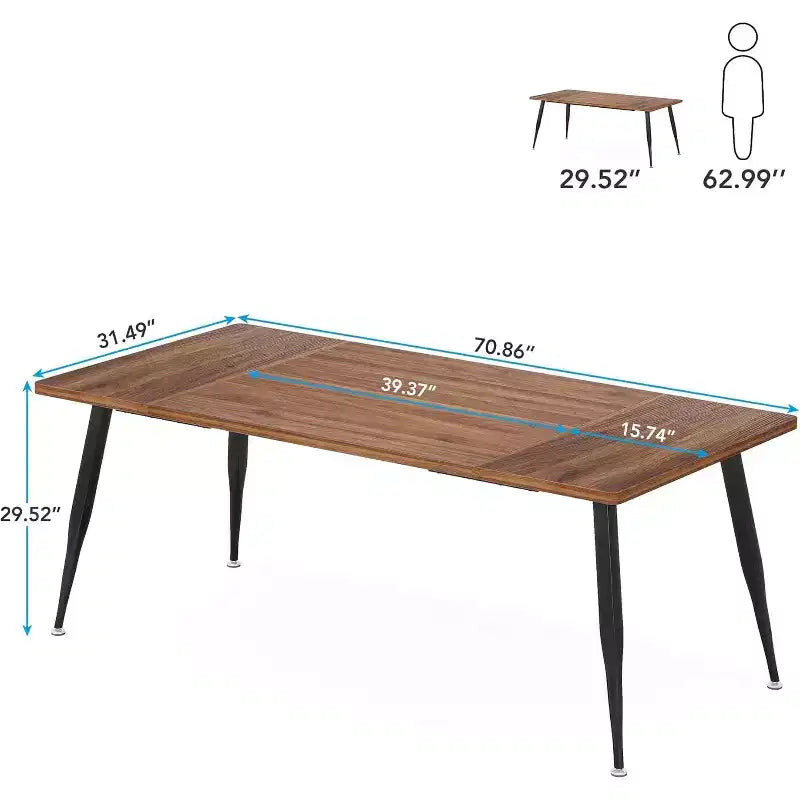 Tribesigns Rectangular Dinner Table