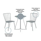 Novogratz Heidi Outdoor/Indoor Bistro Set