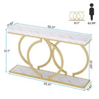 Lantine 55 Modern Wood Console Table