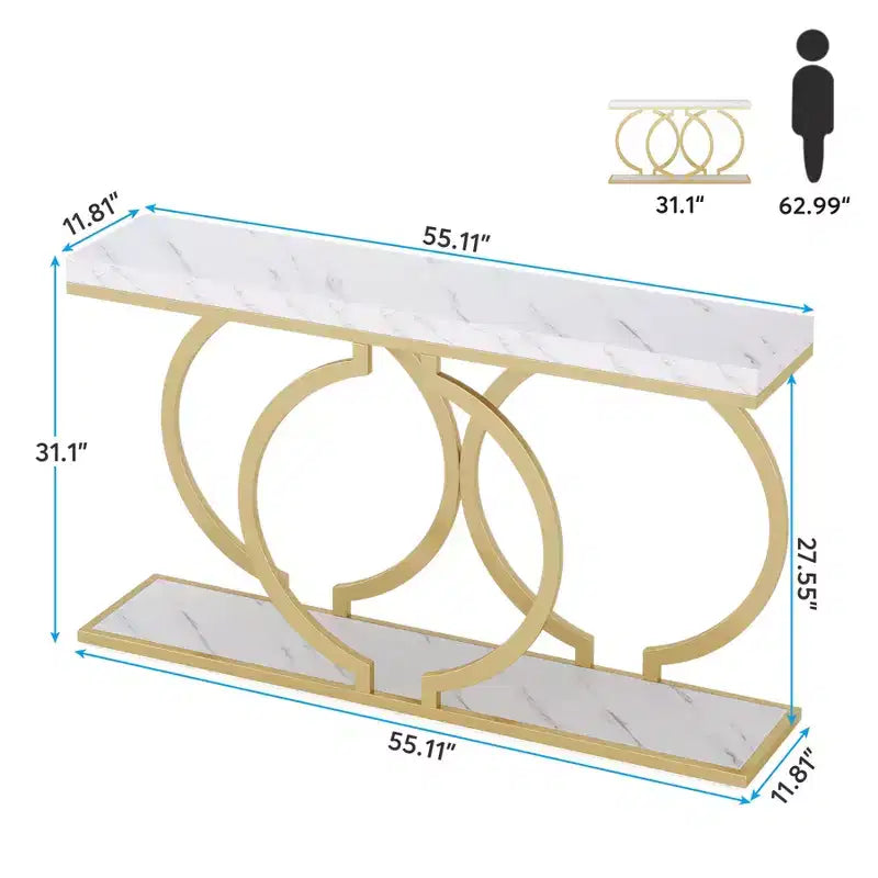 Lantine 55 Modern Wood Console Table