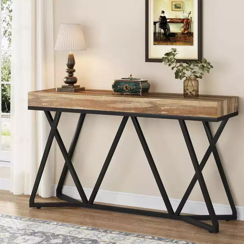 Tribesigns 55.12 Wood-Effect Sofa Table