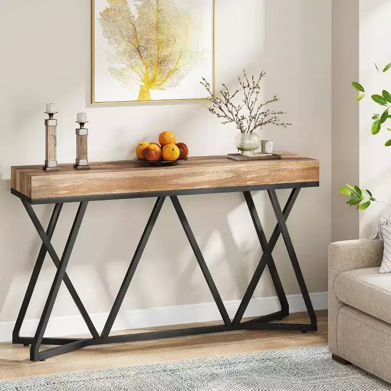 Tribesigns 55.12 Wood-Effect Sofa Table