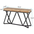Tribesigns 55.12 Wood-Effect Sofa Table
