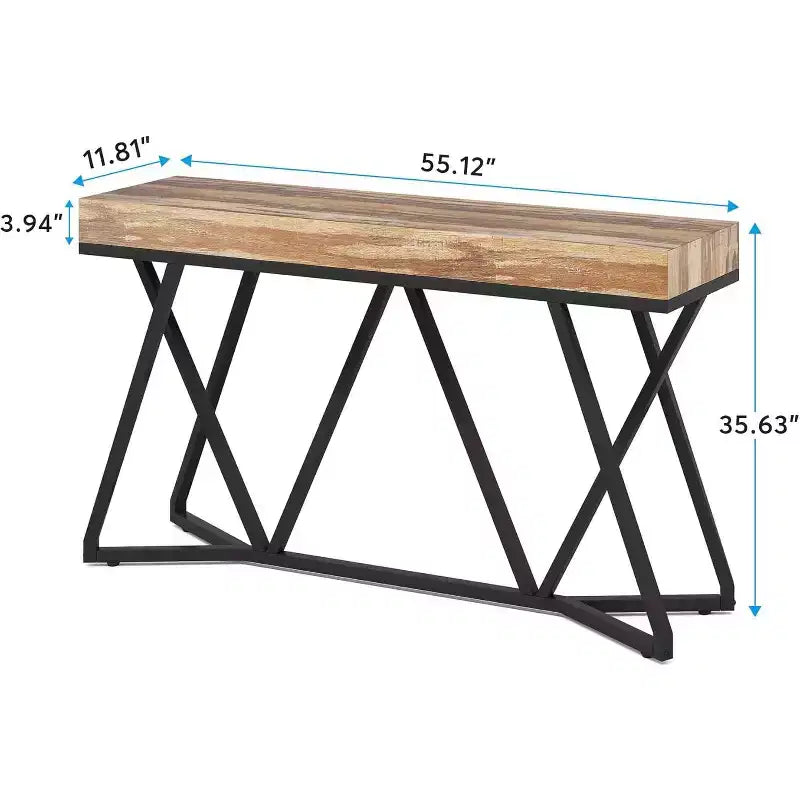 Tribesigns 55.12 Wood-Effect Sofa Table