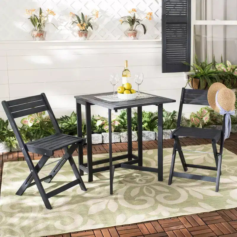 Gallo Balcony Bistro Set - Indoor/Outdoor - PAT6751 - Safavieh