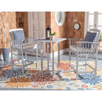 Pate 3 Piece Bar Height Bistro Set - Indoor/Outdoor - PAT7043 - Safavieh